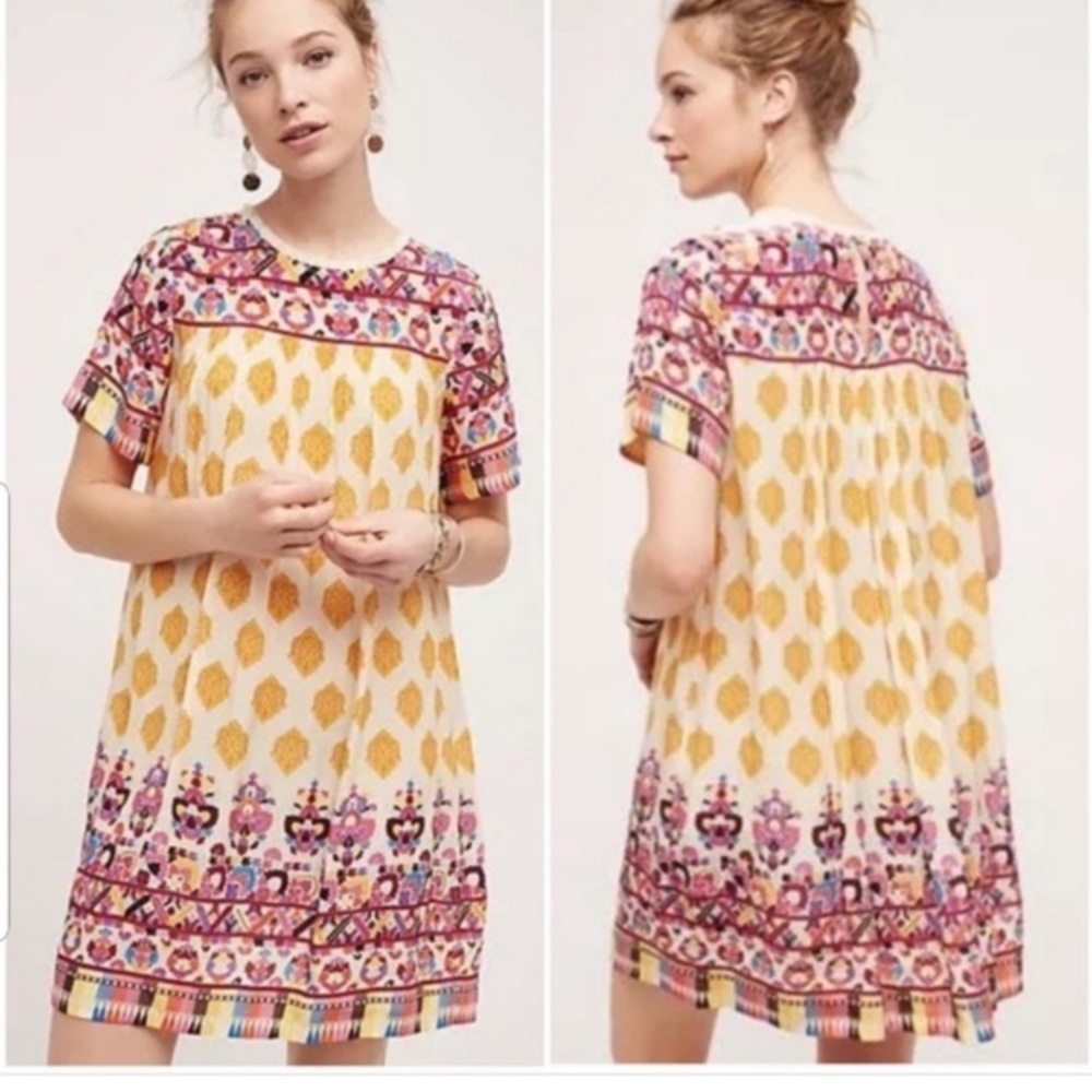 Anthropologie Tanvi Kedia caltha beaded dress